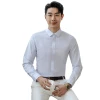 High-end pure cotton no-iron shirt for men, business casual men's shirt, long-sleeved formal wear, anti-wrinkle, all-cotton white shirt, high-end Item Picture